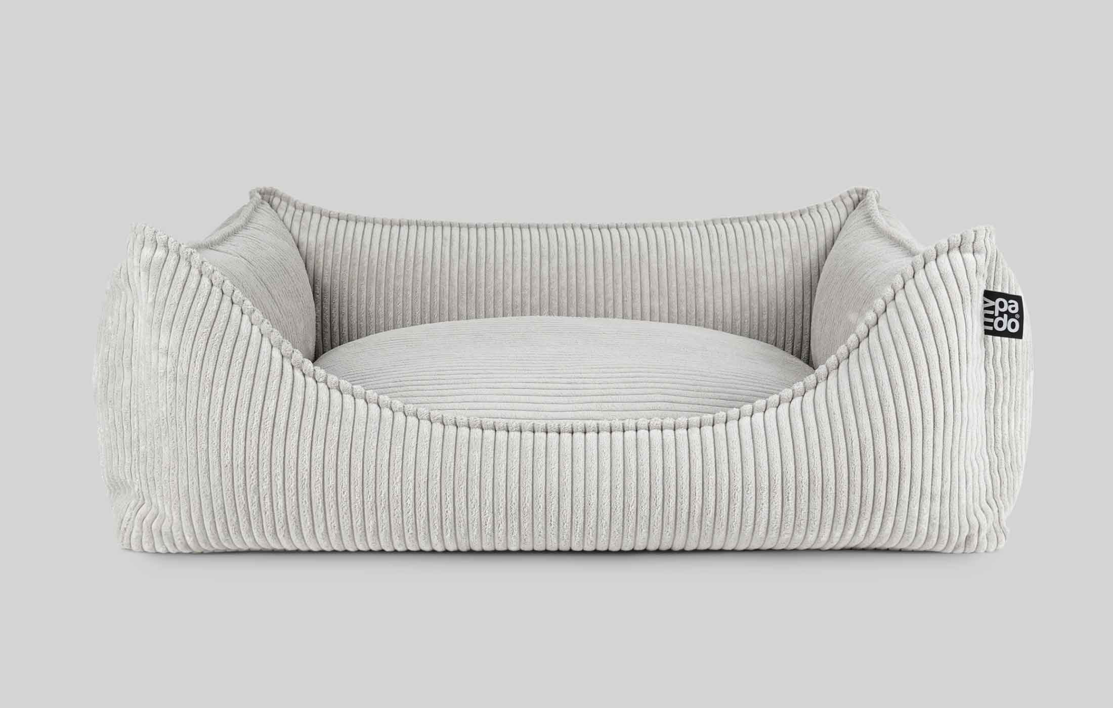 Hundebett mit Cordbezug