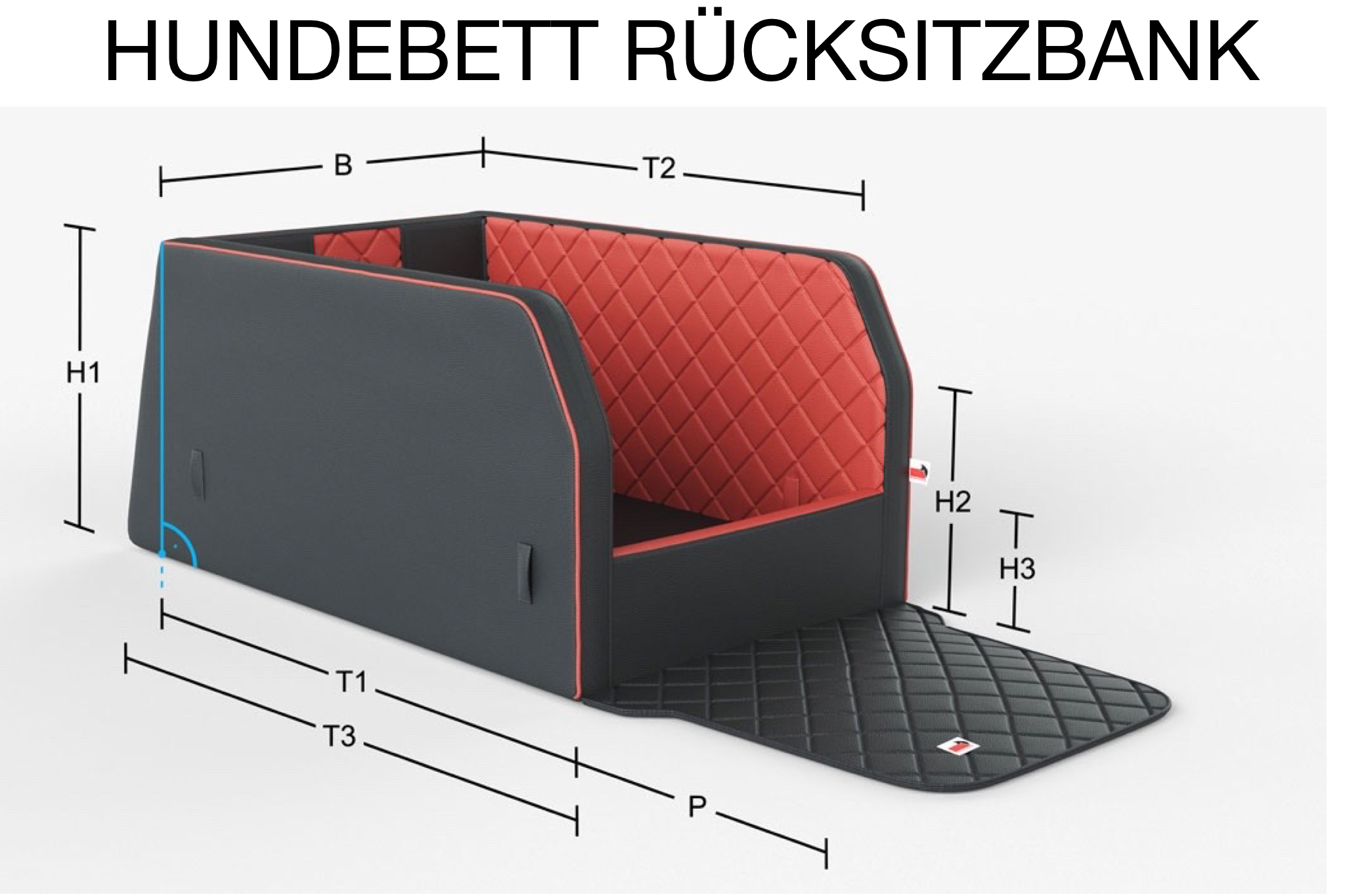 Hunde Autobett Travelmat RS Plus Wunschmass