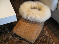 Lammfell Fußsack Fußwärmer