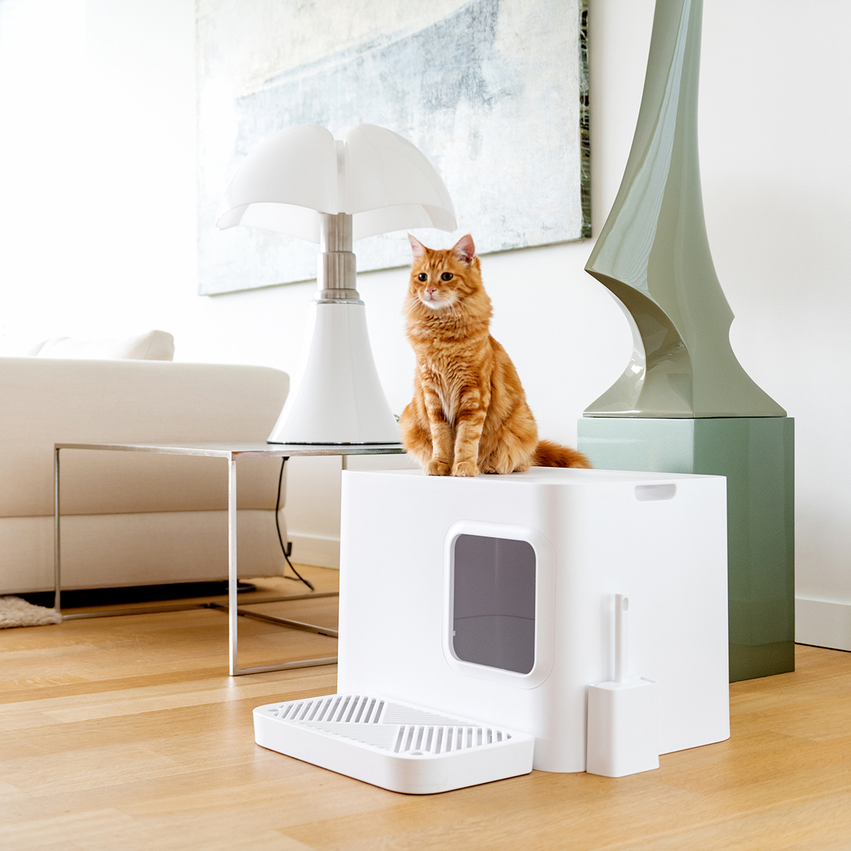 Katzenklo stylish bequem 