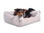 Preview: Hundebett Dreamcollection Velvetline creme