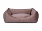 Preview: Hundebett Dreamcollection Velvetline hellbraun