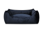 Preview: Hundebett Dreamcollection Velvetline navyschwarz