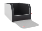 Preview: Auto Vordersitz Hundebett Travelmat VS Duo Plus blacksnow Gr M