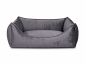 Preview: Hundebett Dreamcollection Velvetline anthrazit
