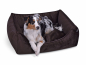 Preview: Hundebett Dreamcollection Velvetline braun