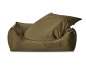 Preview: Hundebett Dreamcollection Velvetline khaki