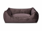 Preview: Hundebett Dreamcollection Velvetline taupe