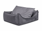 Preview: Hundebett Dreamcollection Velvetline anthrazit