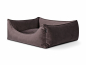 Preview: Hundebett Dreamcollection Velvetline taupe
