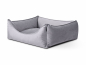 Preview: Hundebett Dreamcollection Velvetline silver
