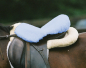 Preview: Sattelsitzbezug englisch Lammfell babyblau