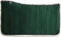 Preview: Lammfell Westernpad Square grün