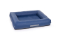 Preview: Montreal Hundebett Kunstleder marine 110x90 cm