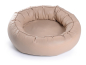 Preview: K-Nax Hundebett Kunstleder 60 cm hellbraun