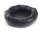 Preview: K-Nax Hundebett Kunstleder 60 cm schwarz