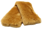 Preview: Bauchgurtschoner Lammfell camel