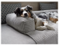 Preview: Hunde Sofaschutz Decke Dakota Cord SILBER