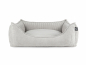 Preview: Hundebett Dreamer Cordline 70x50 cm SILBER-1