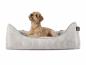 Preview: Hundebett Dreamer Cordline 70x50 cm SILBER
