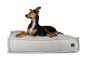 Preview: Hundekissen Flow Cordline 80x60 SILBER