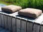 Preview: Juubag-Matratzenkissen-Softline 80x60x8 hellbraun-1