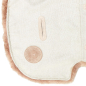 Preview: Kinderwageneinlage Schafsfell BEIGE