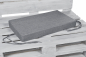 Preview: Palettenkissen-Seitenkissen-Softline 72x42x8 silber