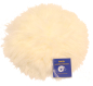 Preview: Sitzauflage aus Lammfell hochwollig rund 34cm weiss
