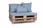 Preview: Palettenkissen Sunline Uni 120x80x8 hellblau-1