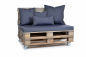 Preview: Palettenkissen Sunline Uni 120x80x8 jeans-1