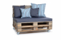Preview: Palettenkissen Sunline Uni 120x80x8 jeans-2