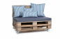 Preview: Palettenkissen Sunline Uni 120x80x8 jeans-3
