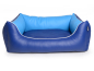Preview: ADViN Kunstleder Hundebett terra-creme 110 x 90 cm