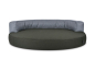 Preview: Atlanta Struqturo Hundebett olivegrün-honigmelone 130x110 cm-