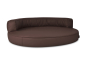 Preview: Atlanta Select+ Kunstleder Hundebett braun 90x70 cm