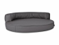 Preview: Atlanta Select+ Kunstleder Hundebett grau 90x70 cm-2