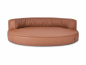 Preview: Atlanta Select+ Kunstleder Hundebett kupfer 110x90 cm-1