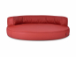 Preview: Atlanta Select+ Kunstleder Hundebett rot 130x110 cm-2