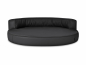Preview: Atlanta Select+ Kunstleder Hundebett schwarz 70x50 cm-1