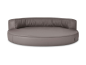 Preview: Atlanta Select+ Kunstleder Hundebett taupe 90x70 cm