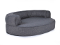 Preview: Hundebett Atlanta 110x90 cm grau