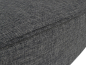 Preview: Hundebett Atlanta 130x110 cm grau