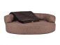 Preview: Hundebett Atlanta 110x90 cm hellbraun