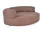 Preview: Hundebett Atlanta 90x70 cm hellbraun