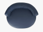 Preview: Hundebett Atlanta Kunstleder 70x50 cm marine-1