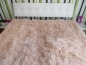 Preview: Tibet Lammfell Bettauflage hell beige