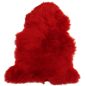 Preview: Lammfell Teppich rot 95cm -Dekofell-