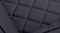 Preview: Flo Select+ Hundebett Kunstleder gesteppt 70x50 cm black