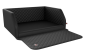 Preview: Hunde Autobett Travelmat Duo Plus 100x80 jetblack